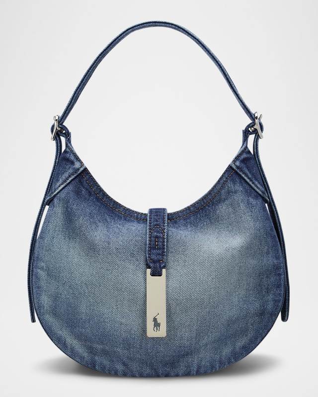 Polo ID Denim Shoulder Bag